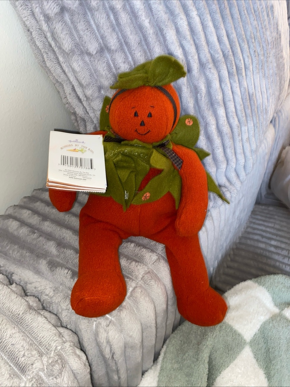 Hallmark Vida Vine Pumpkin hoop tee doo plush with booklet